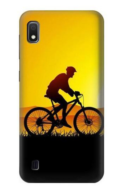 S2385 Bicycle Bike Sunset Funda Carcasa Case para Samsung Galaxy A10