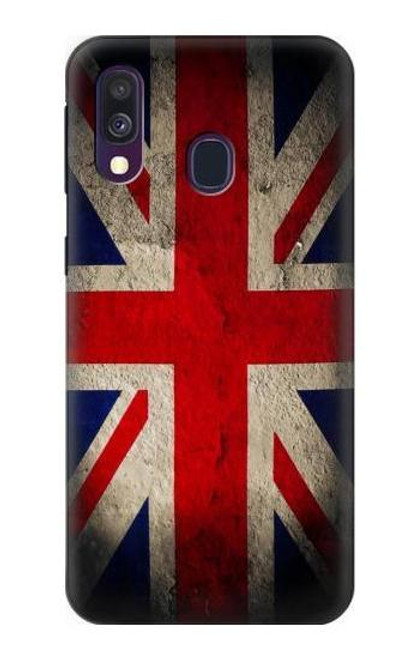 S2894 Vintage British Flag Funda Carcasa Case para Samsung Galaxy A40
