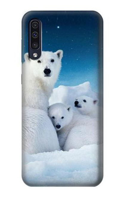 S0285 Polar Bear Family Arctic Funda Carcasa Case para Samsung Galaxy A70