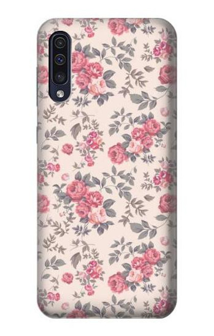 S3095 Vintage Rose Pattern Funda Carcasa Case para Samsung Galaxy A70