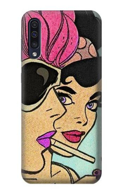 S3171 Girls Pop Art Funda Carcasa Case para Samsung Galaxy A70