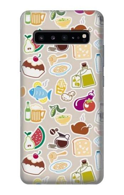 S2321 Food and Drink Seamless Funda Carcasa Case para Samsung Galaxy S10 5G