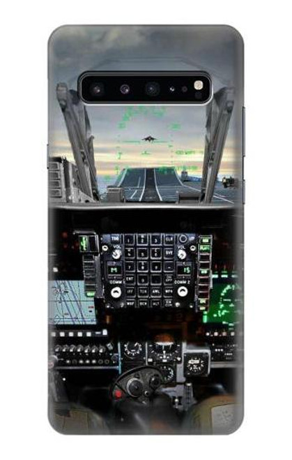 S2435 Fighter Jet Aircraft Cockpit Funda Carcasa Case para Samsung Galaxy S10 5G