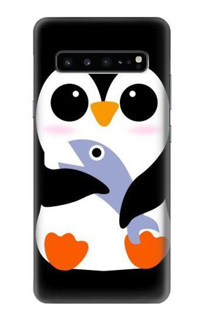 S2631 Cute Baby Penguin Funda Carcasa Case para Samsung Galaxy S10 5G