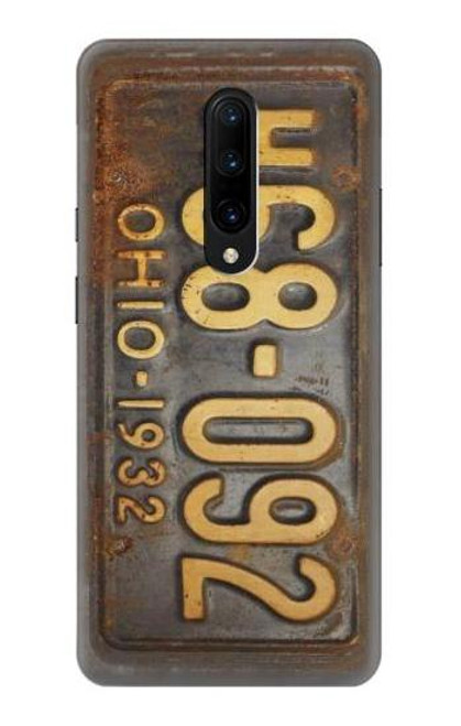 S3228 Vintage Car License Plate Funda Carcasa Case para OnePlus 7 Pro