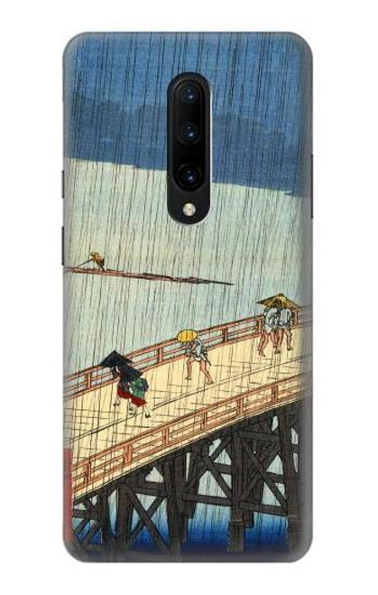 S3347 Utagawa Hiroshige Sudden shower Funda Carcasa Case para OnePlus 7 Pro