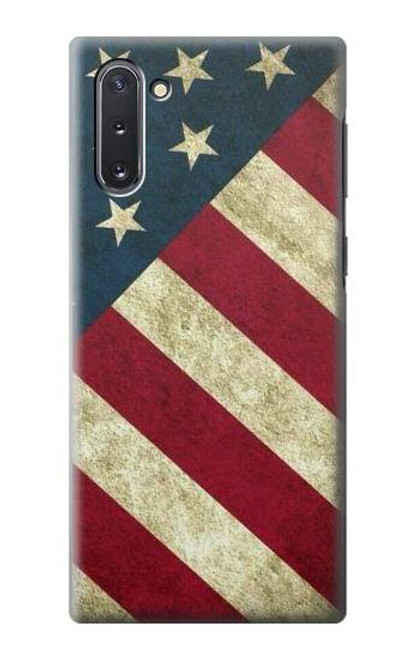 S3295 US National Flag Funda Carcasa Case para Samsung Galaxy Note 10