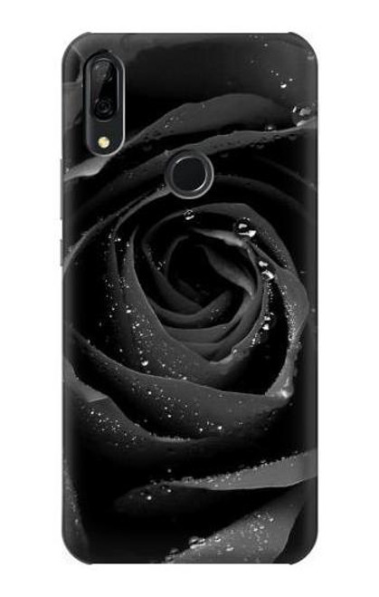S1598 Black Rose Funda Carcasa Case para Huawei P Smart Z, Y9 Prime 2019