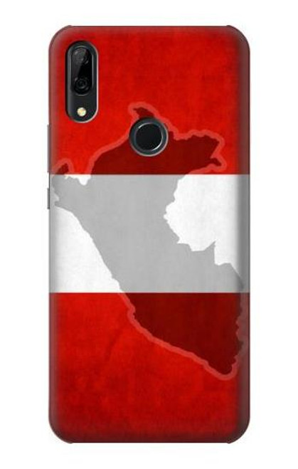 S3018 Peru Flag Funda Carcasa Case para Huawei P Smart Z, Y9 Prime 2019