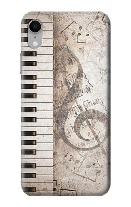 S3390 Music Note Funda Carcasa Case para iPhone XR