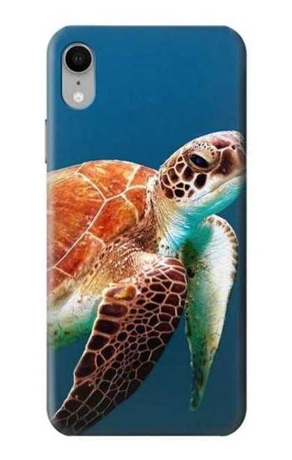 S3497 Green Sea Turtle Funda Carcasa Case para iPhone XR