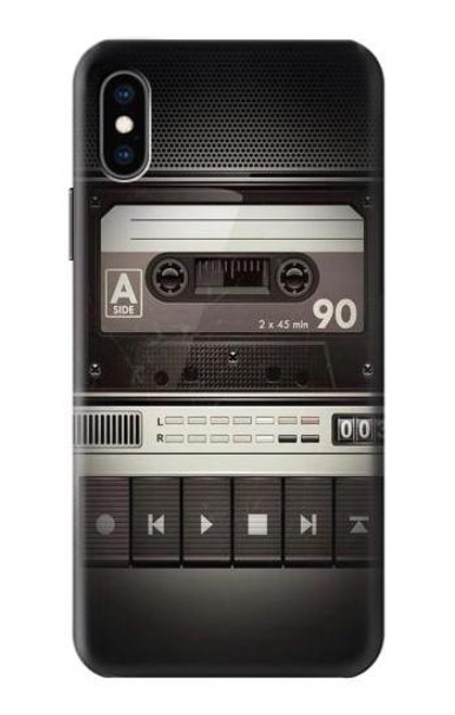 S3501 Vintage Cassette Player Funda Carcasa Case para iPhone X, iPhone XS