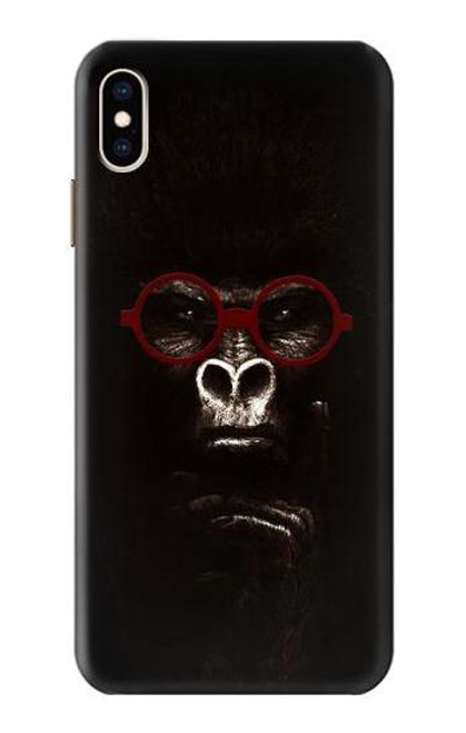 S3529 Thinking Gorilla Funda Carcasa Case para iPhone XS Max