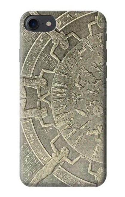 S3396 Dendera Zodiac Ancient Egypt Funda Carcasa Case para iPhone 7, iPhone 8