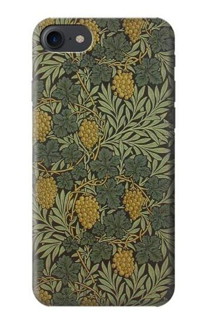 S3662 William Morris Vine Pattern Funda Carcasa Case para iPhone 7, iPhone 8