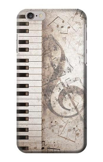 S3390 Music Note Funda Carcasa Case para iPhone 6 Plus, iPhone 6s Plus