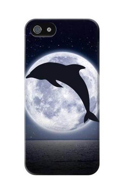 S3510 Dolphin Moon Night Funda Carcasa Case para iPhone 5C
