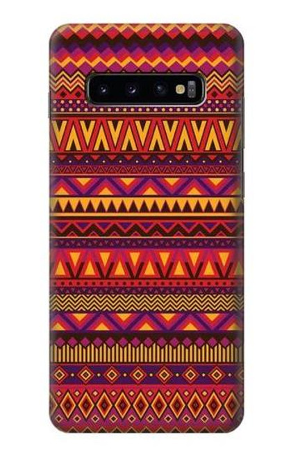 S3404 Aztecs Pattern Funda Carcasa Case para Samsung Galaxy S10 Plus