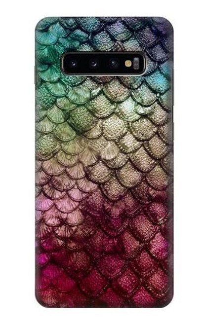 S3539 Mermaid Fish Scale Funda Carcasa Case para Samsung Galaxy S10 Plus