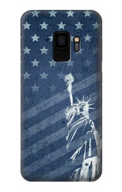 S3450 US Flag Liberty Statue Funda Carcasa Case para Samsung Galaxy S9