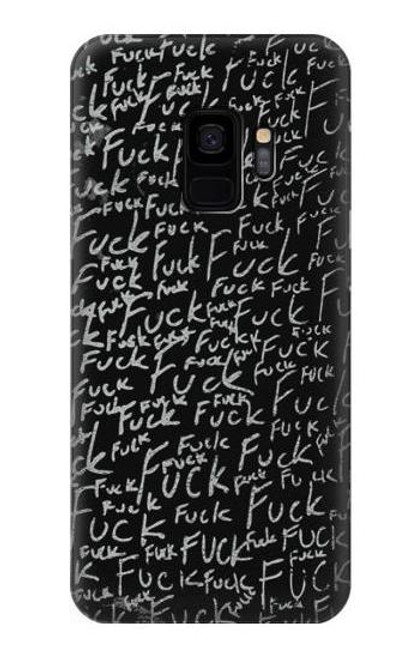 S3478 Funny Words Blackboard Funda Carcasa Case para Samsung Galaxy S9