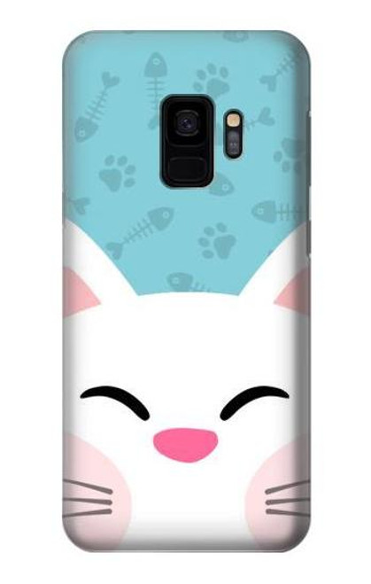 S3542 Cute Cat Cartoon Funda Carcasa Case para Samsung Galaxy S9