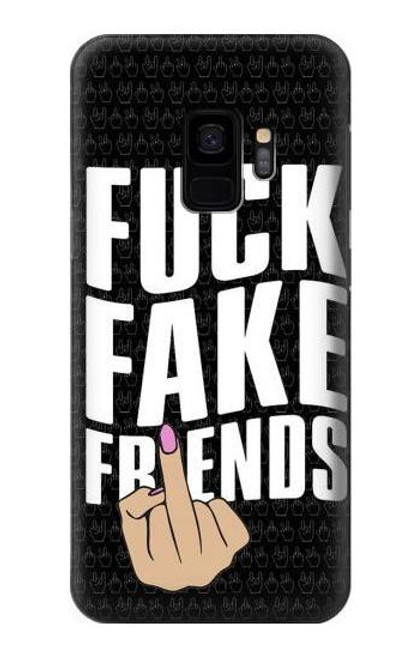 S3598 Middle Finger Fuck Fake Friend Funda Carcasa Case para Samsung Galaxy S9