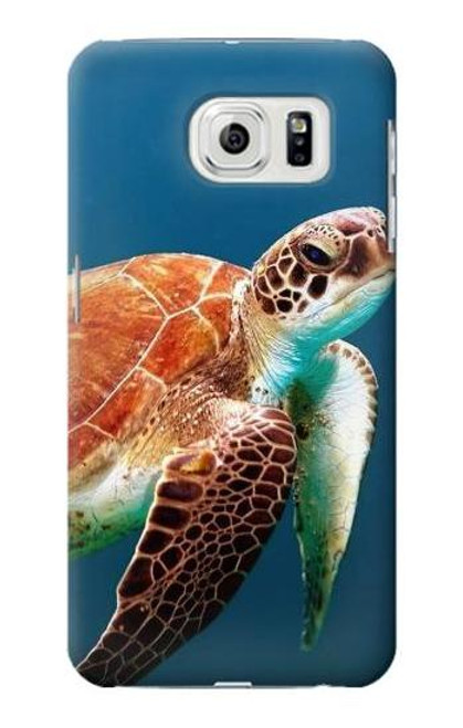 S3497 Green Sea Turtle Funda Carcasa Case para Samsung Galaxy S7 Edge