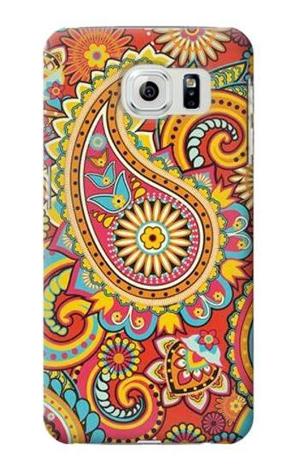 S3402 Floral Paisley Pattern Seamless Funda Carcasa Case para Samsung Galaxy S6