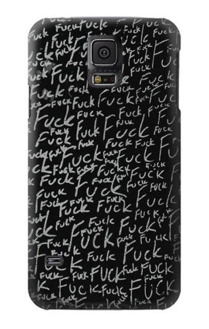 S3478 Funny Words Blackboard Funda Carcasa Case para Samsung Galaxy S5