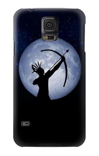 S3489 Indian Hunter Moon Funda Carcasa Case para Samsung Galaxy S5