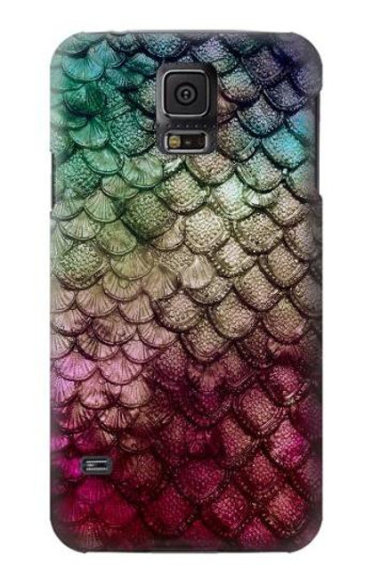 S3539 Mermaid Fish Scale Funda Carcasa Case para Samsung Galaxy S5