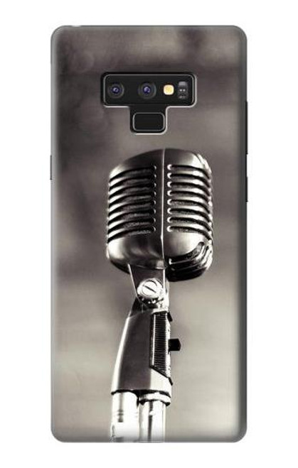 S3495 Vintage Microphone Funda Carcasa Case para Note 9 Samsung Galaxy Note9