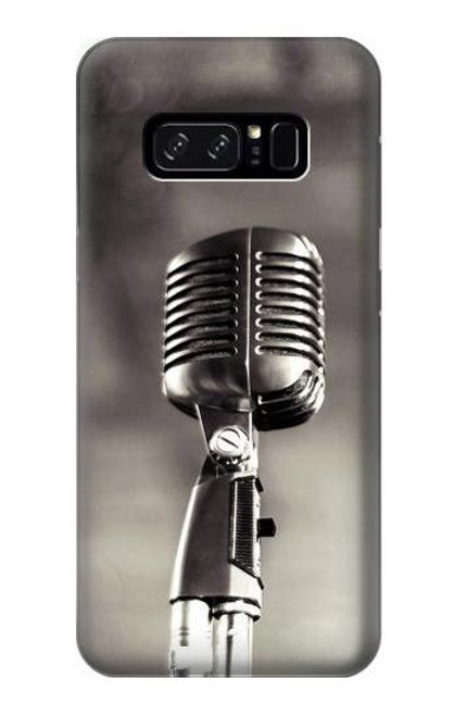 S3495 Vintage Microphone Funda Carcasa Case para Note 8 Samsung Galaxy Note8