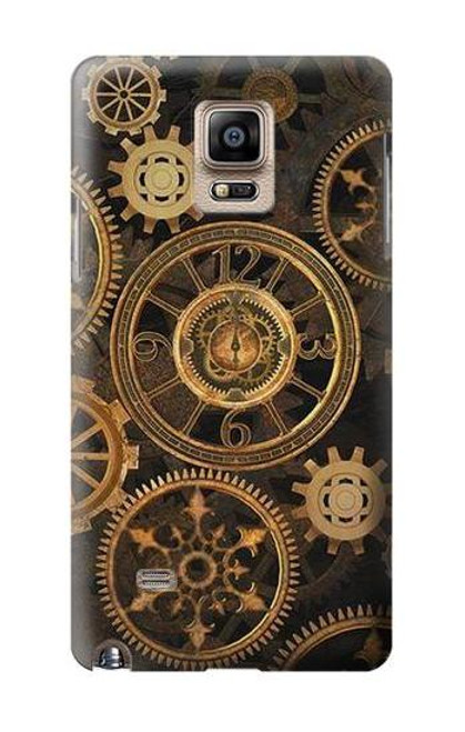 S3442 Clock Gear Funda Carcasa Case para Samsung Galaxy Note 4