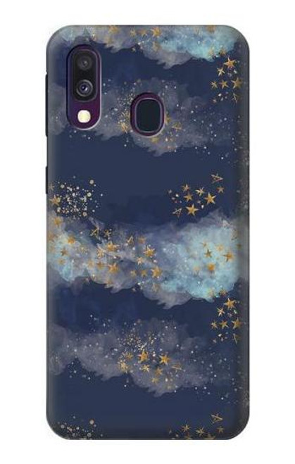 S3364 Gold Star Sky Funda Carcasa Case para Samsung Galaxy A40