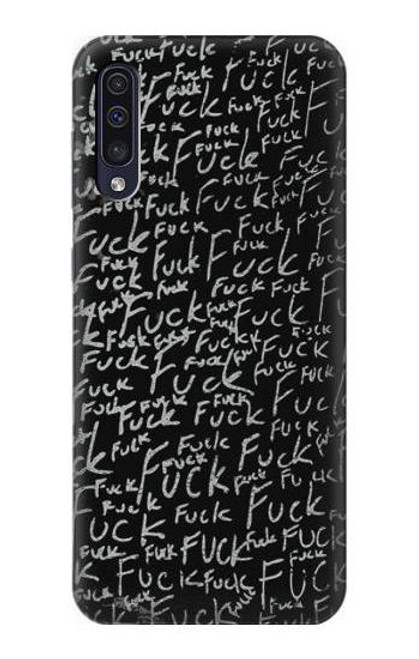 S3478 Funny Words Blackboard Funda Carcasa Case para Samsung Galaxy A50