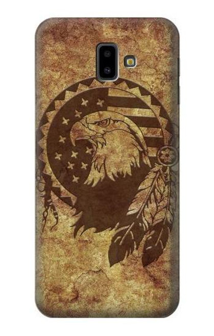 S3378 Native American Funda Carcasa Case para Samsung Galaxy J6+ (2018), J6 Plus (2018)