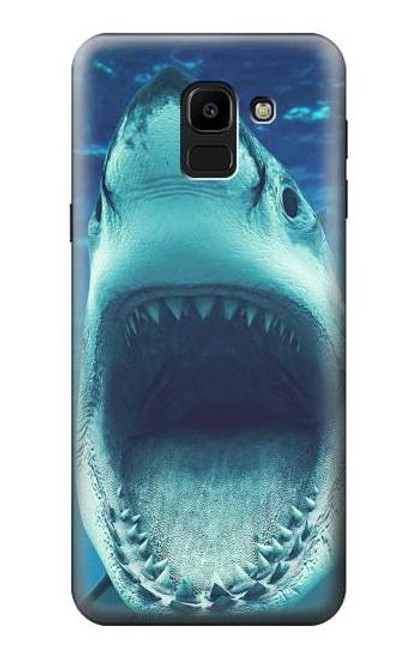 S3548 Tiger Shark Funda Carcasa Case para Samsung Galaxy J6 (2018)