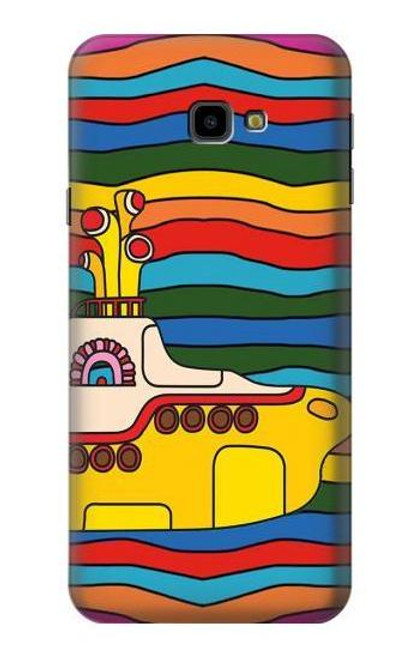 S3599 Hippie Submarine Funda Carcasa Case para Samsung Galaxy J4+ (2018), J4 Plus (2018)