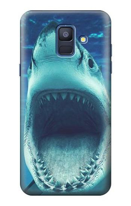 S3548 Tiger Shark Funda Carcasa Case para Samsung Galaxy A6 (2018)
