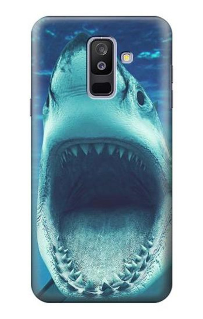 S3548 Tiger Shark Funda Carcasa Case para Samsung Galaxy A6+ (2018), J8 Plus 2018, A6 Plus 2018