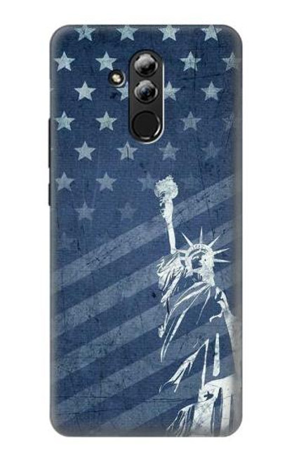 S3450 US Flag Liberty Statue Funda Carcasa Case para Huawei Mate 20 lite