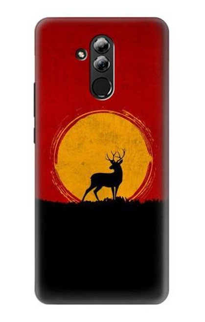 S3513 Deer Sunset Funda Carcasa Case para Huawei Mate 20 lite