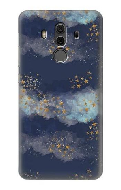 S3364 Gold Star Sky Funda Carcasa Case para Huawei Mate 10 Pro, Porsche Design