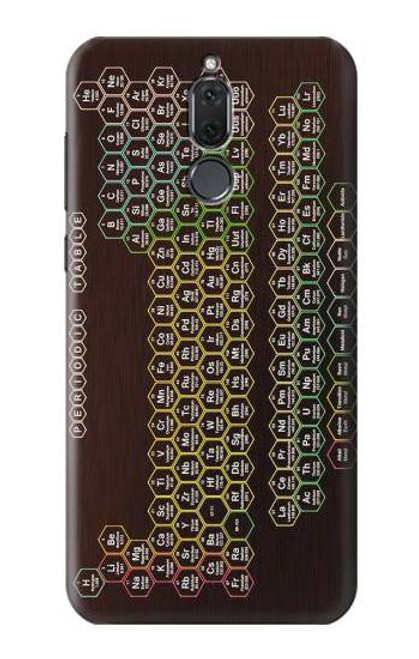 S3544 Neon Honeycomb Periodic Table Funda Carcasa Case para Huawei Mate 10 Lite
