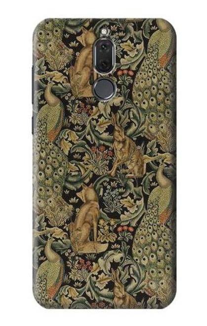 S3661 William Morris Forest Velvet Funda Carcasa Case para Huawei Mate 10 Lite