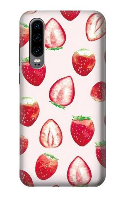 S3481 Strawberry Funda Carcasa Case para Huawei P30