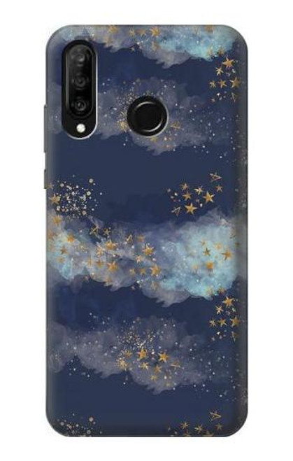 S3364 Gold Star Sky Funda Carcasa Case para Huawei P30 lite