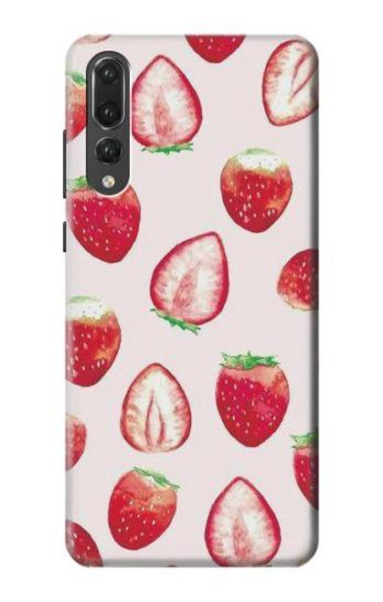 S3481 Strawberry Funda Carcasa Case para Huawei P20 Pro